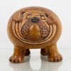 LISA LARSON, figur, stengods, bulldog, ur serien "Kennel", Gustavsberg