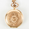 FICKUR, 14 k guld, dam, 1900-talets första hälft, tot vikt exkl kedja ca 29 g