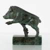 CARL MILLES, efter, skulptur, brons, "Vildsvin"