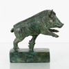CARL MILLES, efter, skulptur, brons, "Vildsvin"