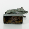 CARL MILLES, efter, skulptur, brons, "Vildsvin"