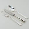 BESTICKUPPSÄTTNING, 24 del, silver, "Chippendale", GEWE, 2000, tot vikt exkl knivar ca 645 g 