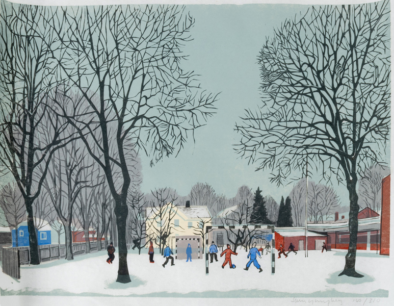 SVEN LJUNGBERG (1913-2010), färglitografi, signerad och numrerad 160/310