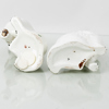 FIGURINER, 1 par, flintgods, sannolikt England, 1900-tal