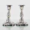 LJUSSTAKAR, 1 par, silver, 1900-tal