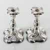 LJUSSTAKAR, 1 par, silver, 1900-tal