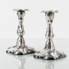 LJUSSTAKAR, 1 par, silver, 1900-tal