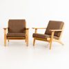 HANS J WEGNER, 1 par fåtöljer, "Ge-290", Getama Gestad Danmark, 1900-talets mitt