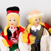 FOLKDRÄKTSDOCKOR, 6 st, Charlotte Weibull, "Costume doll", Sverige