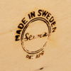 PAPPERSKORG, teakfanér, Servex, Sverige, 1900-talets mitt 