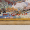 NILS CARLSTEDT (1898-1980), 4 st, olja på pannå, bla signerade