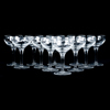 LIKÖRGLAS, 12 st, glas, 1900-talets slut