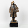 NILS CASTEGREN, skulptur, brons, "Knalle", monogramsignerad