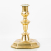 LJUSSTAKE, mässing, barock, 1700-tal