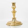 LJUSSTAKE, mässing, barock, 1700-tal