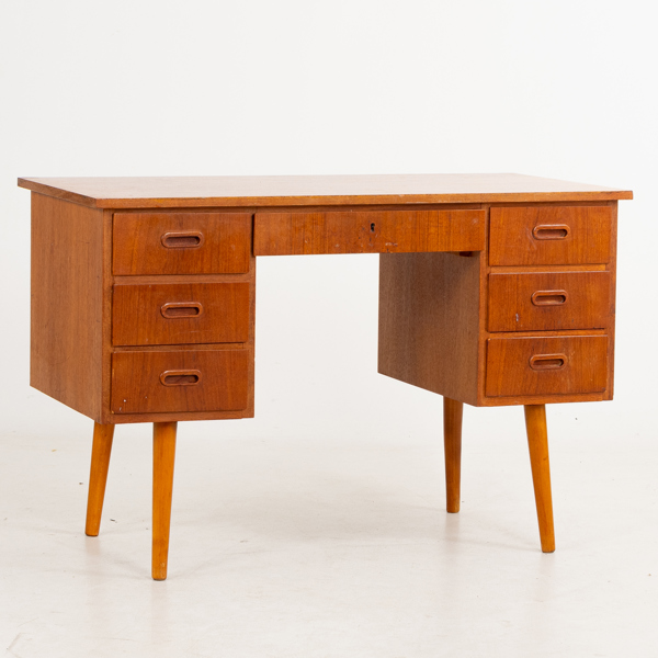 SKRIVBORD, teak, 1950-/60-tal