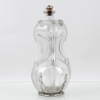 KLUCKFLASKA, glas, 1700-/1800-tal