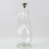 KLUCKFLASKA, glas, 1700-/1800-tal