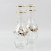 FLAKONGER, 1 par, glas, 1800-tal