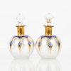 FLAKONGER, 1 par, glas, 1800-tal