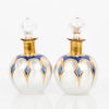FLAKONGER, 1 par, glas, 1800-tal