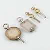 FICKURSNYCKLAR, 4 st, bla silver, 1700/1800-tal