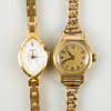 DAMARMBANDSUR, 3 st, bla. Certina och Seiko, stål, 1900-tal
