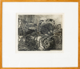 BERTIL BULL HEDLUND (1893-1950), etsning, signerad 