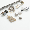 SAMLING SMYCKEN, silver och tenn, mestadels 1900-talets mitt 