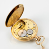 OMEGA, fickur, 14 k guld, 1900-talets första hälft, tot vikt exkl kedja ca 93 g