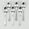 SKEDAR, 6 st, silver, GAB, 1945, tot vikt ca 210 g