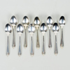 SKEDAR, 10 st, silver, GAB, 1990-tal, tot vikt ca 285 g
