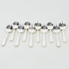 SKEDAR, 10 st, silver, GAB, 1990-tal, tot vikt ca 285 g