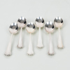 KAFFESKEDAR, 6 st, silver, Hallbergs, 1955, tot vikt ca 110 g