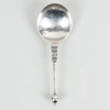 BRÄNNVINSSKED, silver, 1700-tal, med datering 1712