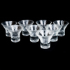 GÖRAN WÄRFF, 8 st, cocktailglas, "Rustica", Pukeberg, 1900-talets andra hälft 