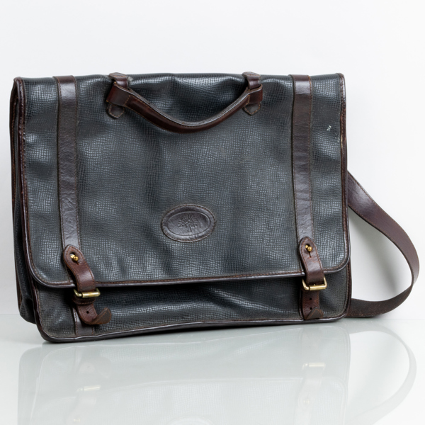 MULBERRY, portfölj, skinn, inköpt 1992
