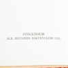SELMA LAGERLÖF, 12 st vol, bokband, Albert Bonniers boktryckeri, Stockholm, 1933
