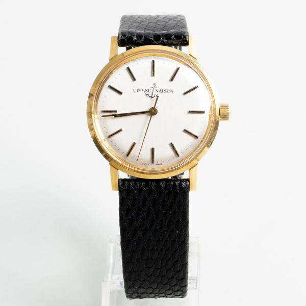 HERRARMBANDSUR, Ulysse Nardin, 18k guld, 1900-talets andra hälft