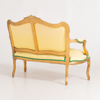 SOFFA OCH STOL, rokokostil, 1800-/1900-tal