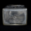KARAFF, glas, etsad dekor och datering 1832