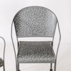 PASCAL MOURGUE, 4 st trädgårdsstolar, metall, "Rendez-Vous", Fermob, 2000-tal