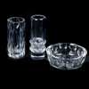 SKÅL SAMT VASER, 2 st, glas, bla Göran Wärff, 1900-tal