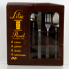 BESTICKUPPSÄTTNING, 30 del, rostfritt stål, Lilie, 1900-talets andra hälft