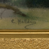 OIDENTIFIERAD KONSTNÄR, pastell, signerad C Halldén