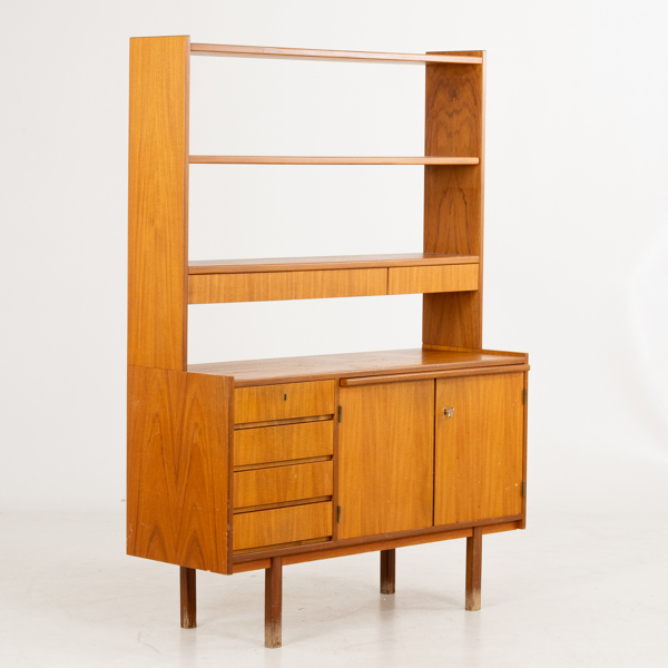 BOKHYLLA, teak, 1950-/60-tal