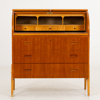 SKRIVBYRÅ, teak, 1950-/60-tal