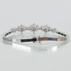ARMBAND, 18k vitguld, med briljantslipade diamanter tot ca 3.46 ct