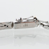 ARMBAND 18k vitguld, med smaragder och diamanter