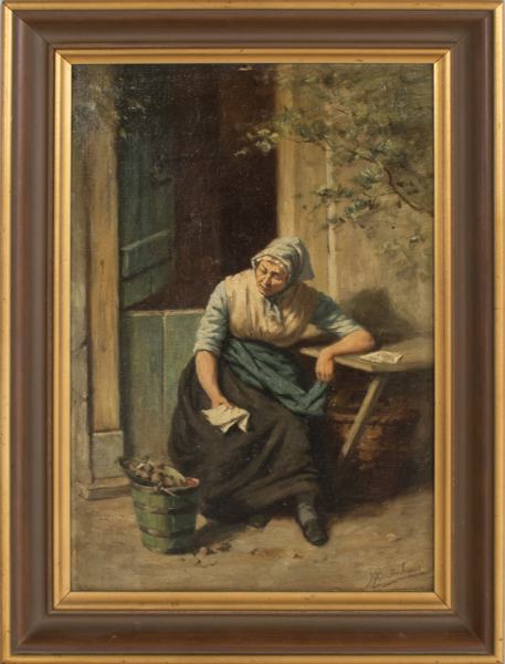 JOHAN GEORGE GERSTENHAUER, sittande kvinna, oljemålning _605a_8d9f2f335a0dc13_lg.jpeg